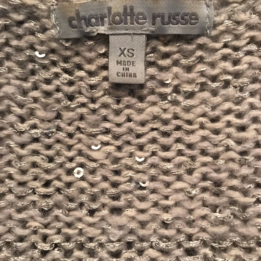 Gray sequin sweater - Picture 4 of 5